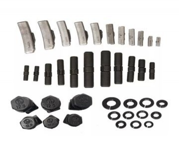 PERNOS, SEGUROS Y TRABAS PARA FRENTES DE BALDE